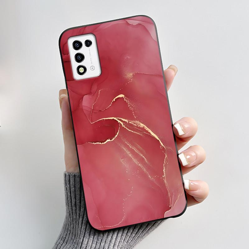 For ZTE Libero 5G III,  A202ZT Soft Silicone Black Case For ZTE Libero 5G II, A103ZT Popular Pattern Panda Shockproof Shell
