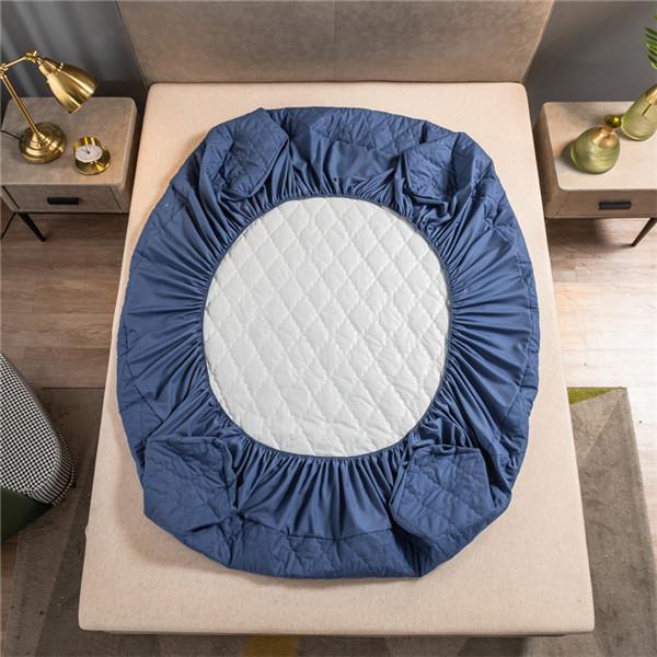 Водонепроницаемый чехол на кровать, стеганый наматрасник с тиснением, водонепроницаемая простыня, защита от клещей, наматрасник, покрывало (Нет наволочки)