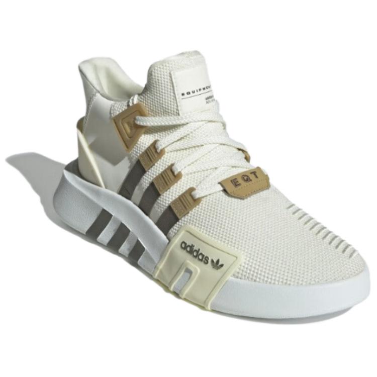 adidas Оригинальные EQT Bask Adv Ткань Синтетическая кожа ТПУ Классические Спортивные Полувысокие Повседневные Кроссовки Унисекс Повседневная Обувь Белый Зеленый Коричневый JI4275