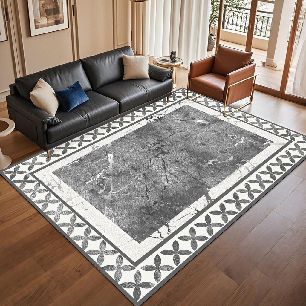 Ковер в стиле ретро Европа с мраморным рисунком, ковер для гостиной, дивана, спальни, прикроватный, для кабинета, коврик для входной двери, нескользящий, роскошный декор
