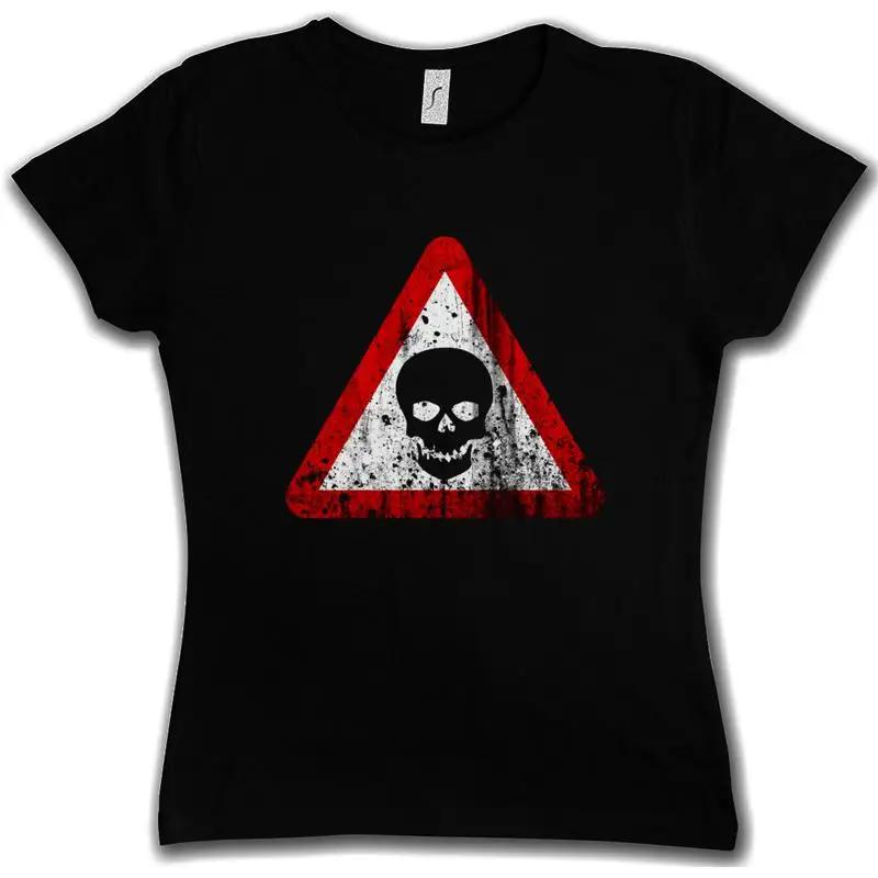 SKULL SIGN T SHIRT Gothic Horror Army Metal Glamour Rock Tribal Tattoo