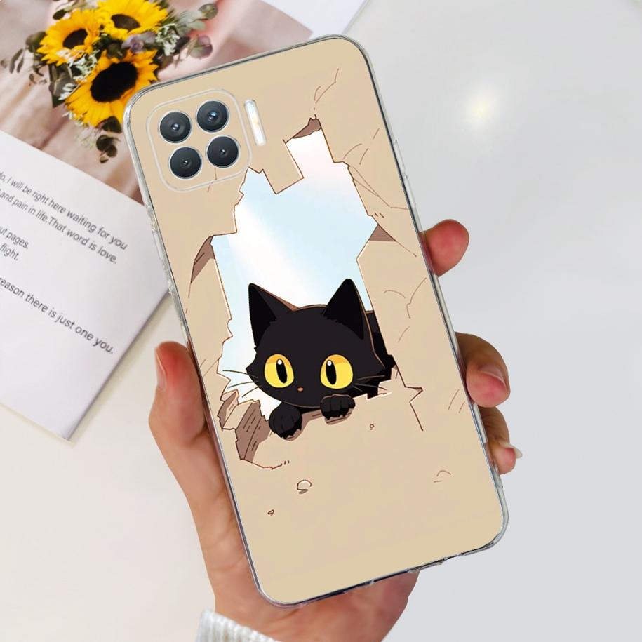 Чехол для OPPO Reno 4 Lite CPH2125 Чехол для телефона Милый Мультяшный Мягкий Силиконовый Задняя Крышка Для OPPO F17 Pro CPH2119 Coque A93 2020 Funda