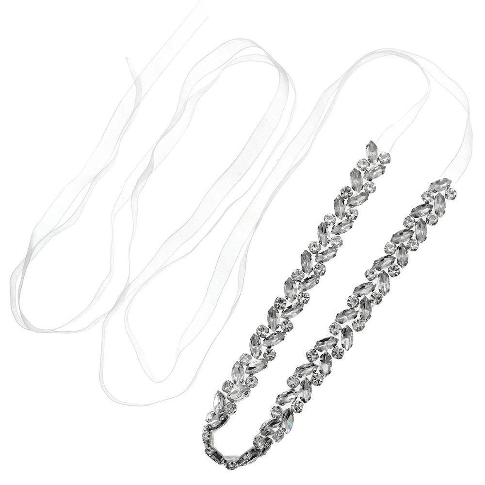 Satin Wedding Rhinestone Belt Dresses Accessories Prom Dress Belt Dress Belts for Women