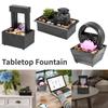 Изысканный настольный водопад пластиковый мини-фонтан настольный фонтан гостиная