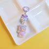 Kawaii мультфильм флокирование кукла брелок кулон для женщин девочек уникальный рюкзак украшения аксессуары маленькие подарки