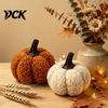 Halloween Home Decoration Mini Plush Artificial Pumpkin Decoration, Fall 3D Stuffed Autumn Harvest Table Centerpiece Ornament for Thanksgiving
