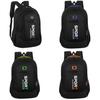 Unisex Oxford Backpack 16in Laptop Breathable Color Block Curved Straps For Travel School