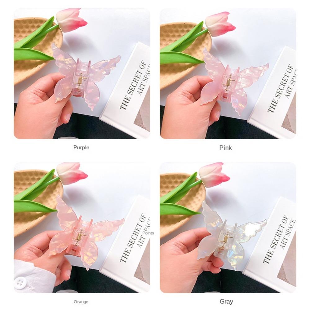 Французские заколки-бабочки в стиле ретро, ​​аксессуары для волос, захваты для волос, захватывающие волосы для женщин и девушек