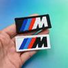 LLIT4 Fashion BMW M Emblem Sport Logo Embroidered Cloth Stickers Clothing Hole Patch Decal Ironing Sewing Adhesive Patches Accessories