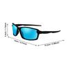 Unisex Polarized-Sunglasses Cycling Sports Sunglasses With Iridescent Lenses For Outdoor Activities