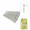 10pc/set Nail Drill Bit Rotary Bits Daimond Nail Polisher For Electric Manicure Machine Milling Cutter Bur Nail Art Tool Accessories