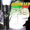 Most Powerful LED Flashlight White Laser Flash Light Rechargeable Torch Long Range Lamp Camping Hunting Lantern