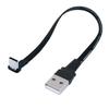5см-1м плоский USB угловой к type-C штекерный кабель для зарядки и передачи данных версия 2.0 угловой разъем левый и правый прямой угол гибкий кабель