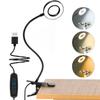 1PC 48 LEDs Desk Lamp Clip USB Book Light Bedside 360° Flexible Eye Protection Gooseneck Reading Light Brightness Adjustable 3 Level