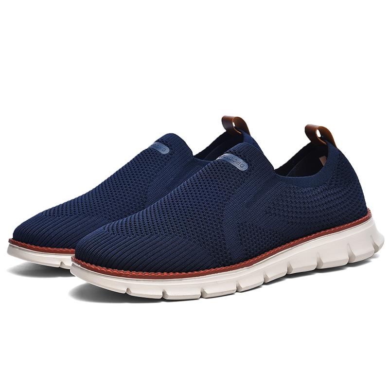 Men Sneakers Loafers Tuinanle White Plus Size 4050 Shoes Casual Sneakers Breathable Mesh Shoes