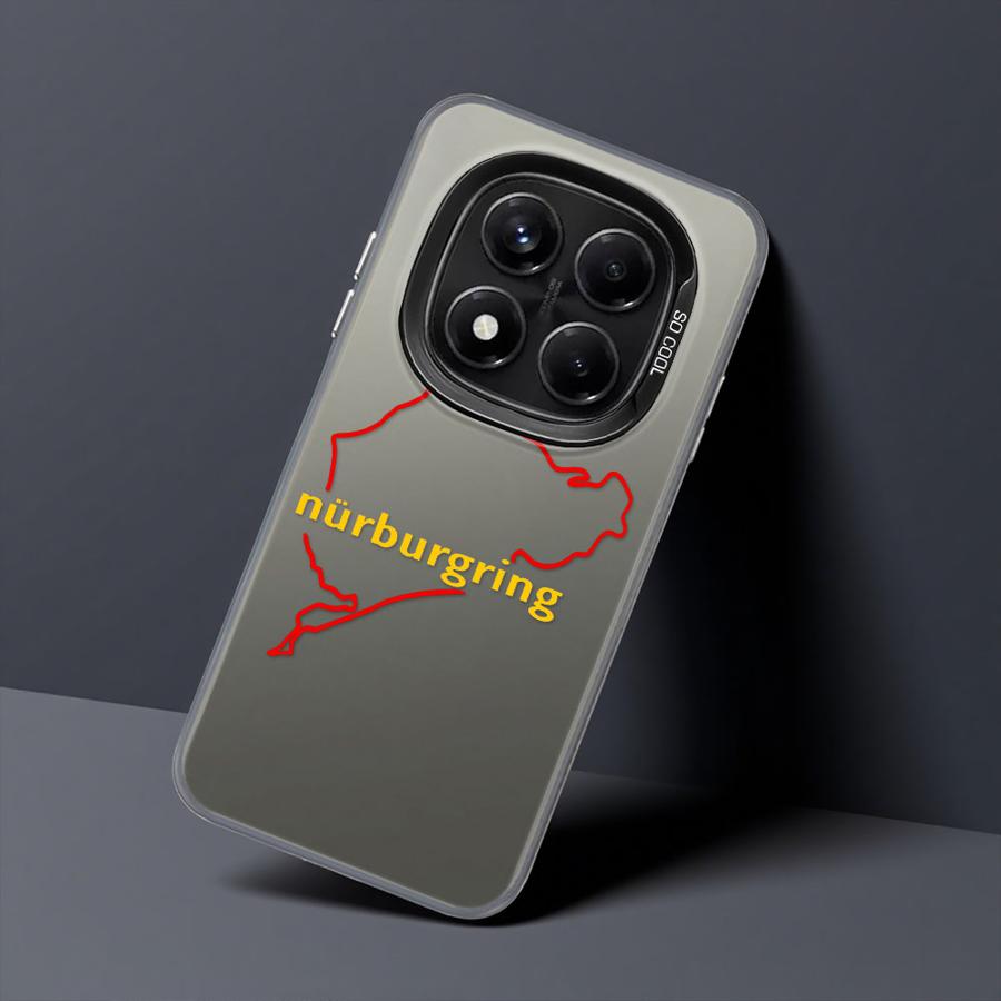 Роскошный спортивный гоночный чехол для телефона Nurburgring для Xiaomi Redmi Note 11s 10 11 Pro 12 13 14 Pro Plus 10s Мягкий корпус