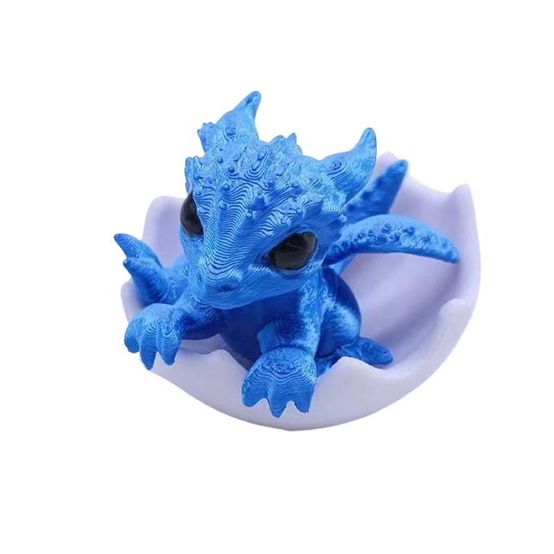 3D Мини Новорожденный Дракон В Яйце Искусство Статуя Дракона Маленькая Миниатюра Вылупившегося Дракона Новорожденный Дракон В Яйце Рабочий Стол