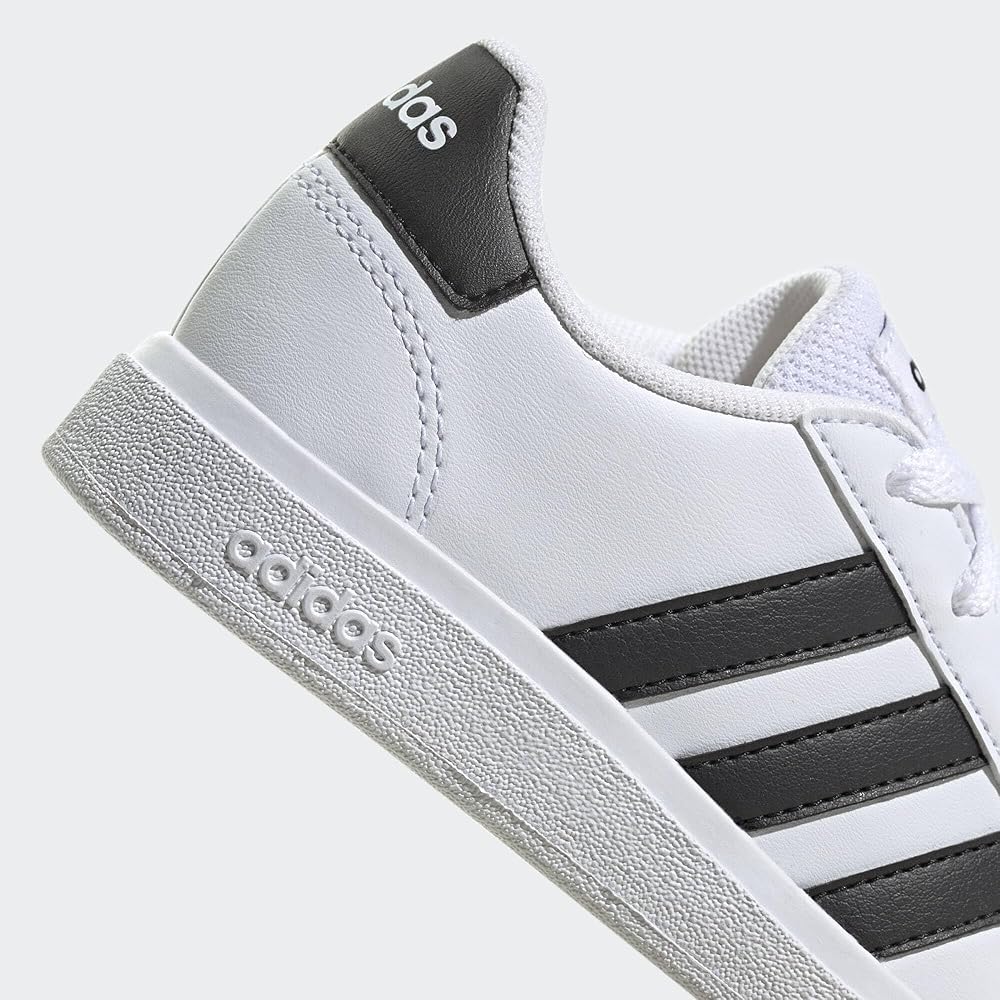 Adidas Kids Grand Court 2.0 Sneakers White/Core Black 17-22.5cm Footwear 20.5cm