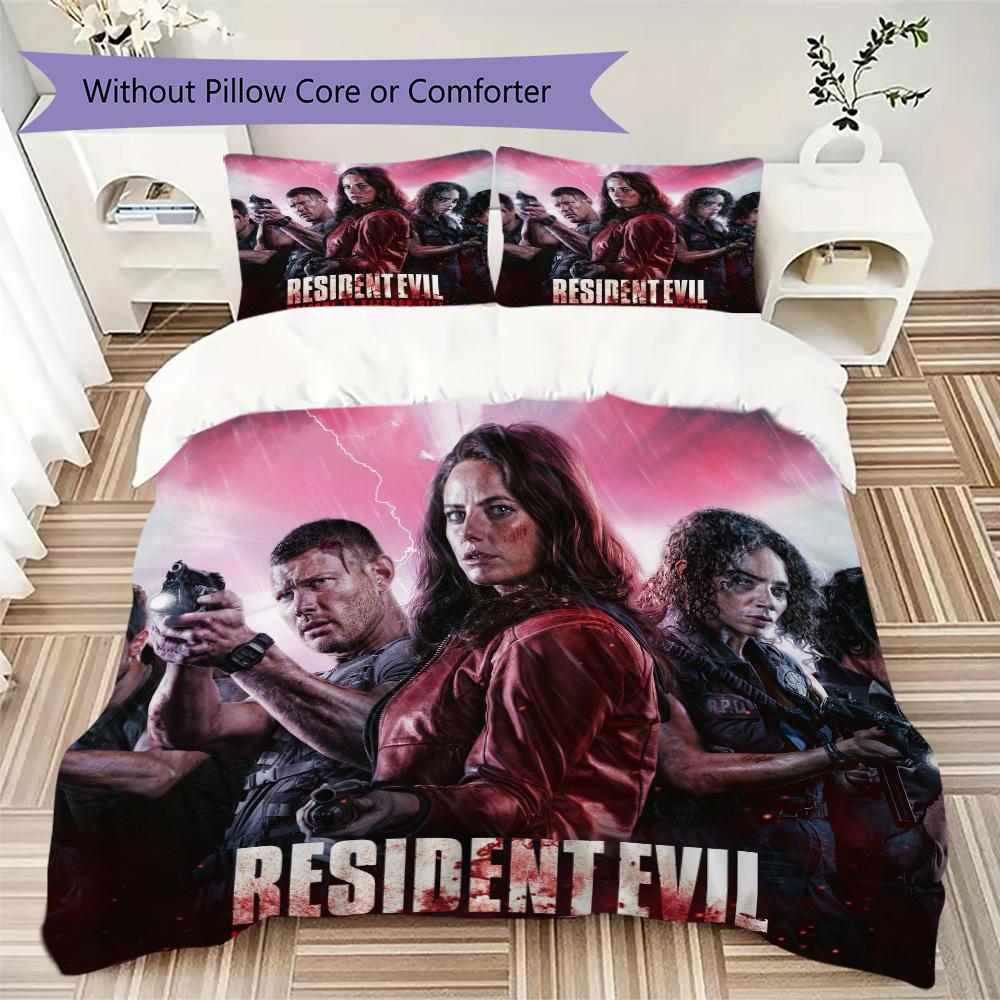 The sci-fi game Resident Evil Umbrella Corporation offers soft and comfortable bedding covers and pillowcases for home use (without core) K3