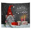 Рождественский тематический милый гобелен с принтом снеговика для дома, гостиной, спальни, общежития, украшение стены, гобелен