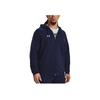 Under Armour Solid Logo Hoodie Long Sleeve Men Tops Blue 1379767-410