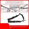 Authentic Vehicle Fishing Rod Holder Nylon Strap Adjustable Car Roof Belt Fishing Pole Rack Heavy Duty For Cars, Wagons, 4 Pcs