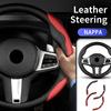 Чехол на руль автомобиля Кожаная обивка Рукоятка Аксессуары Для Lancer ASX Pajero Mirage Attrage Xpander Outlander