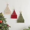 1PC Christmas Decoration Hand-woven Tapestry Christmas Tree Pendant Hand-woven Living Room Balcony Bedroom Decoration Pendant