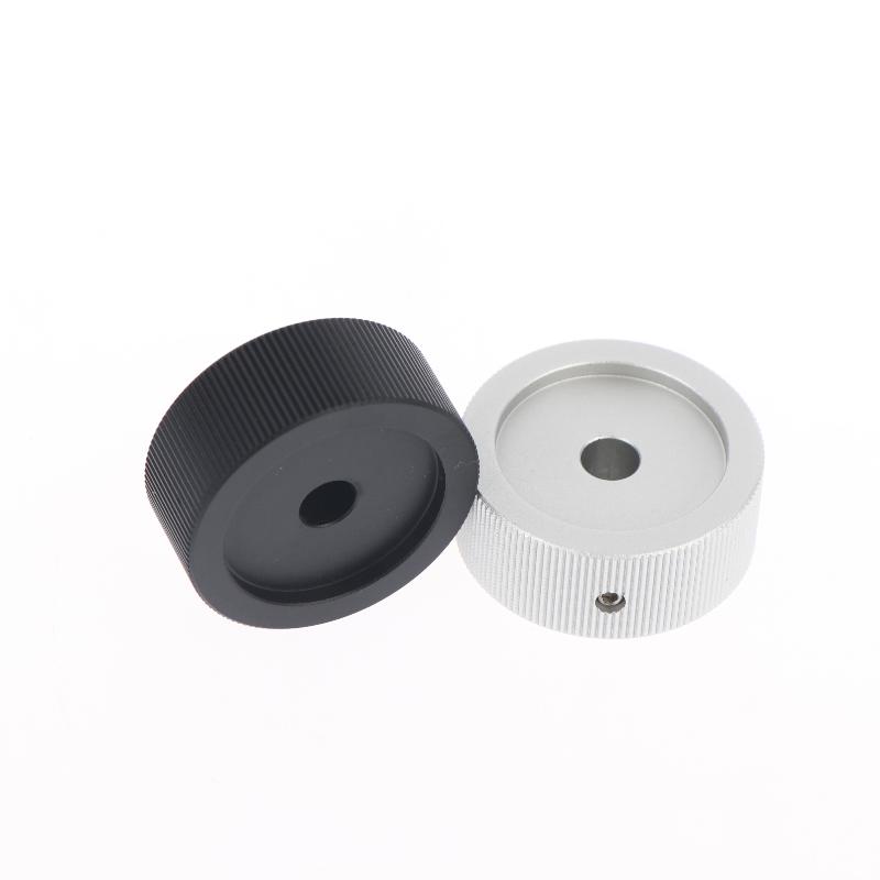 32x13mm Potentiometer Knob 6mm Inner Hole Locking Screw Aluminum Switch Knob For Oven Electric Appliance Audio Amplifier