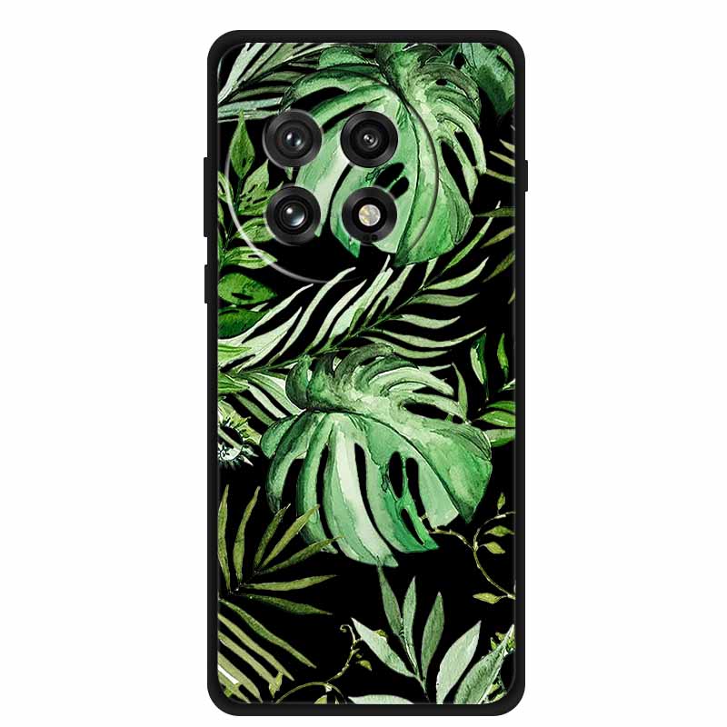 Черный силиконовый чехол для OnePlus 13 5G Чехол Мультяшный кот Мягкая задняя крышка для OnePlus Ace5 5G Ace 5 Pro 13R Чехол для телефона Оболочка Coque