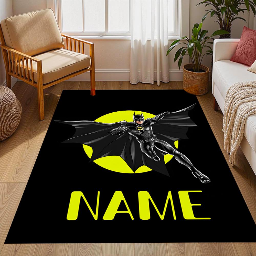 Looney Taz Art Personalized Name Carpet Design for Decorate room Entryway Study room Balcony Anti-slip Rug Anime Office Decor