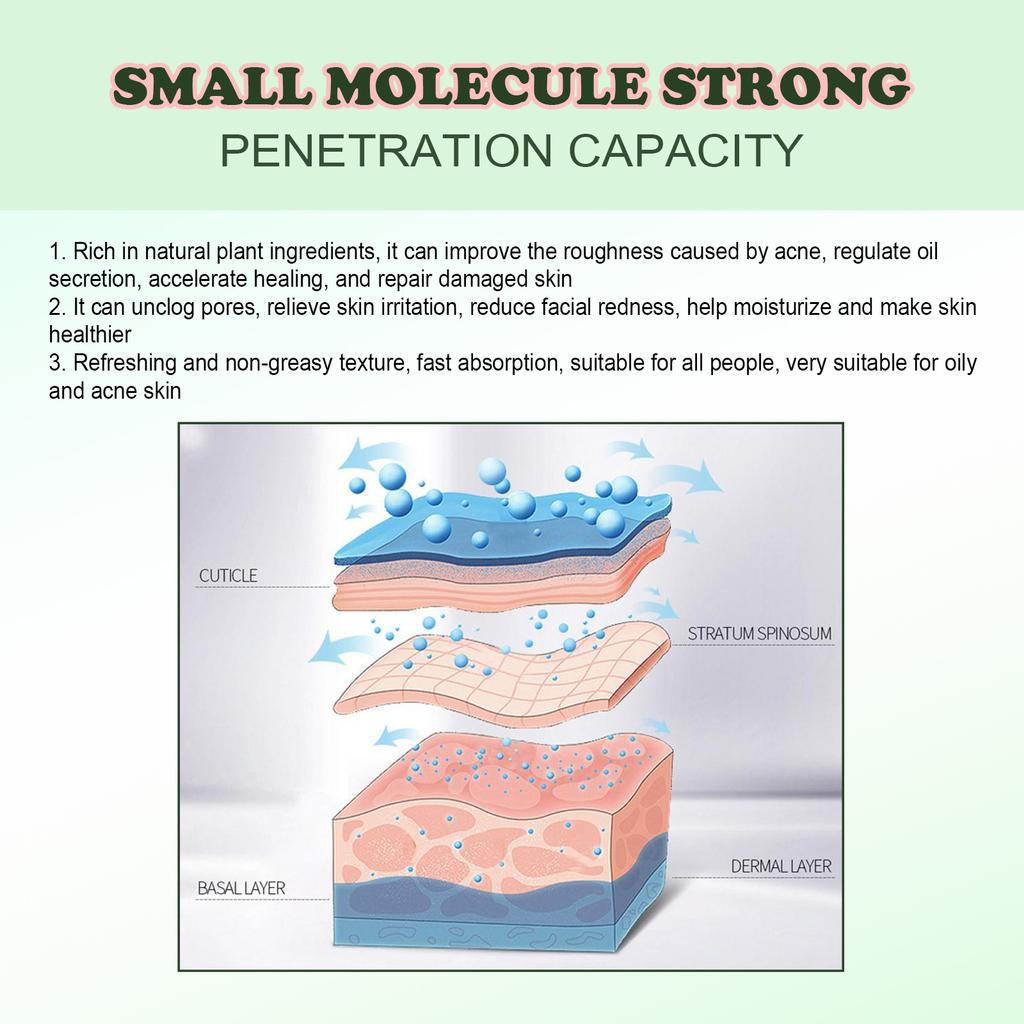 EELHOE Tea Tree Acne Repair Essence Осветляет следы от прыщей Очищает прыщи Устраняет прыщи Восстанавливает кожу Увлажняющая эссенция