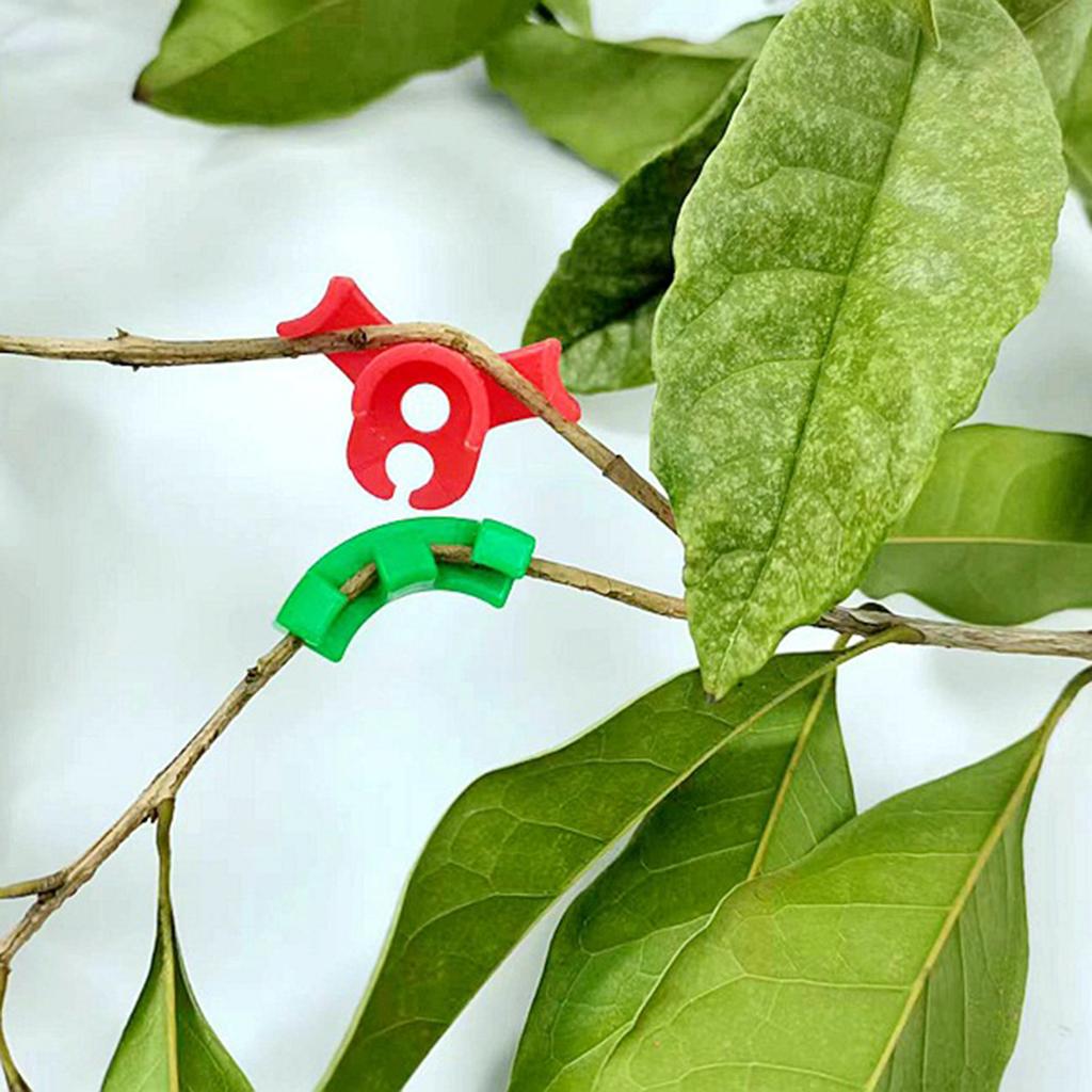 Bonsai Branch Bender Tool Green Ear Shape Adjustable Angles Plant Clamps Bending Device for Tree Shaping Home Gardening