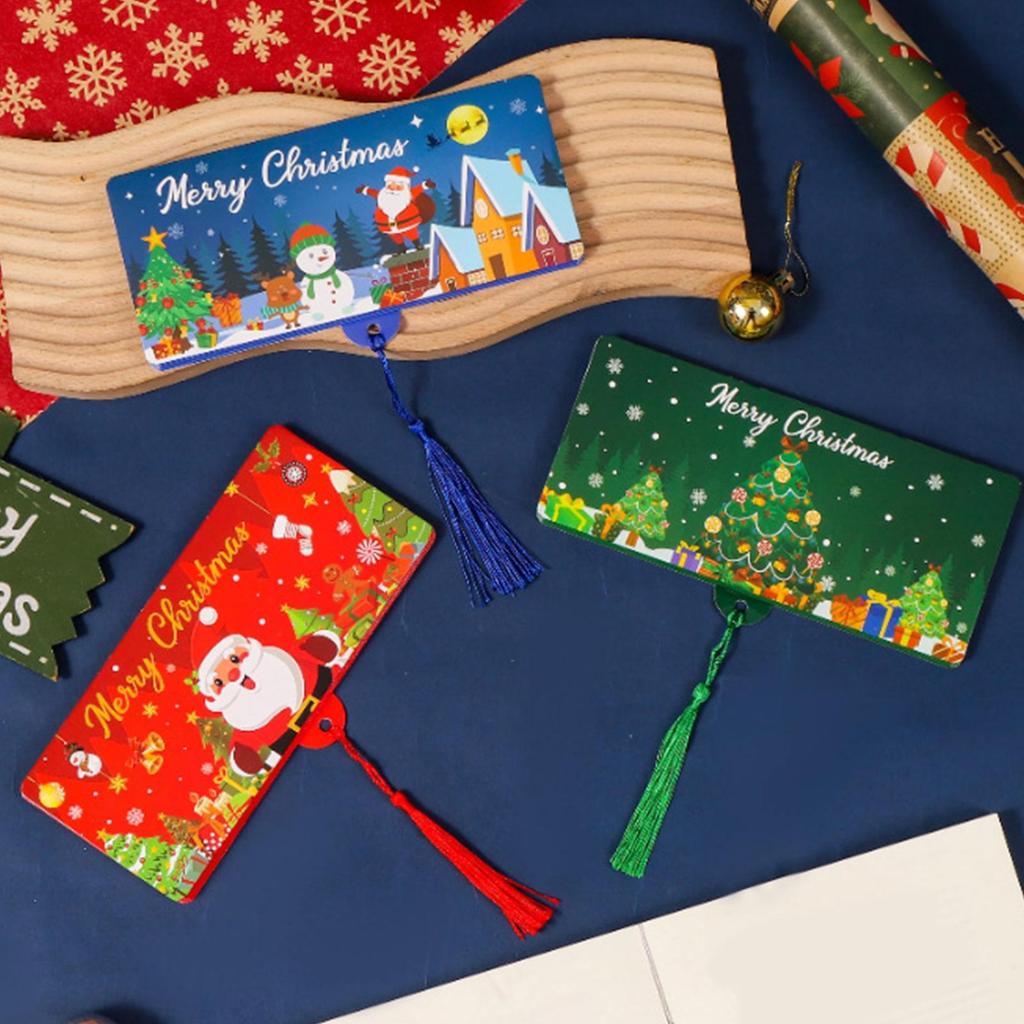 Рождественский конверт складывающийся Санта Клаус Рождественский держатель для денежной карты конверт красный счастливый складывающийся держатель для банкнот открытки на Рождество