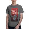 Игровой самолет War Thunder 100% Хлопок Повседневная Дышащая Удобная Рубашка Футболка с коротким рукавом Мужская Футболка