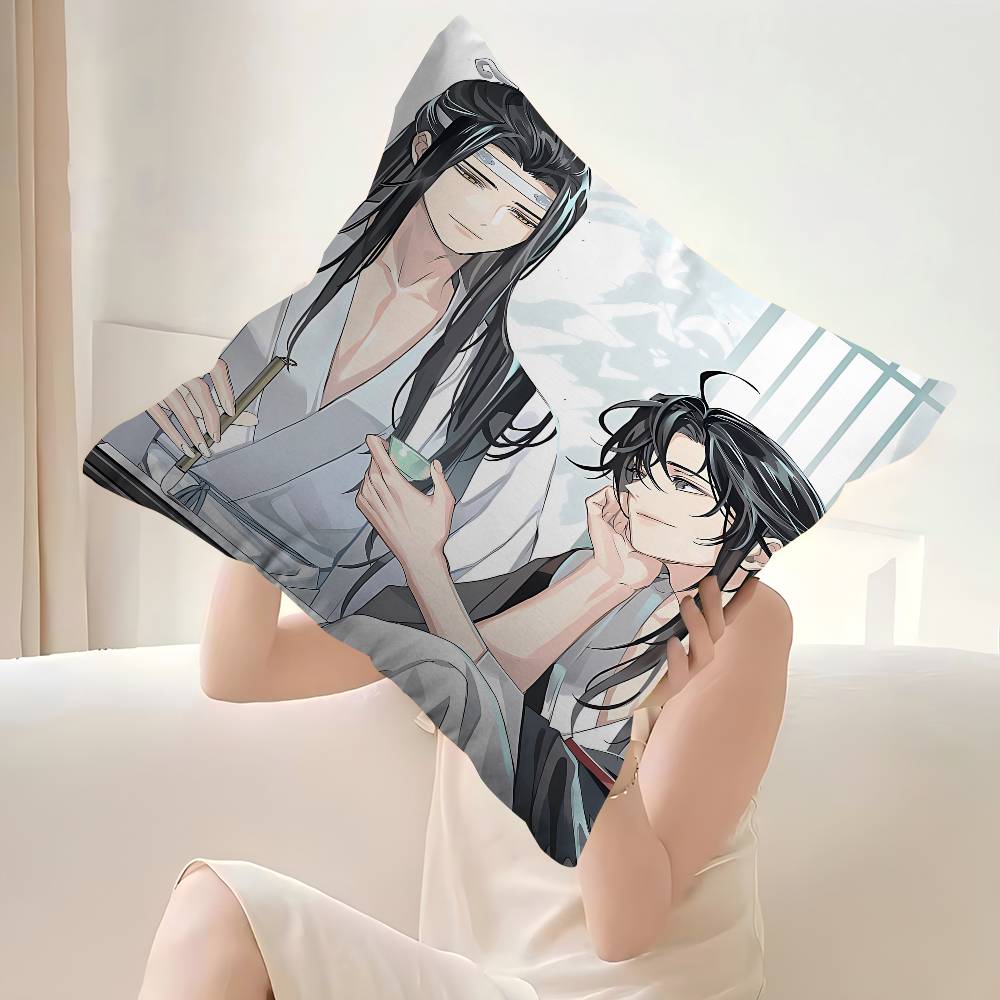 Anime Grandmaster Mo Dao Zu Shi Pillow Gift Home Office Decoration Bedroom Sofa Car Cushion Cover Case x