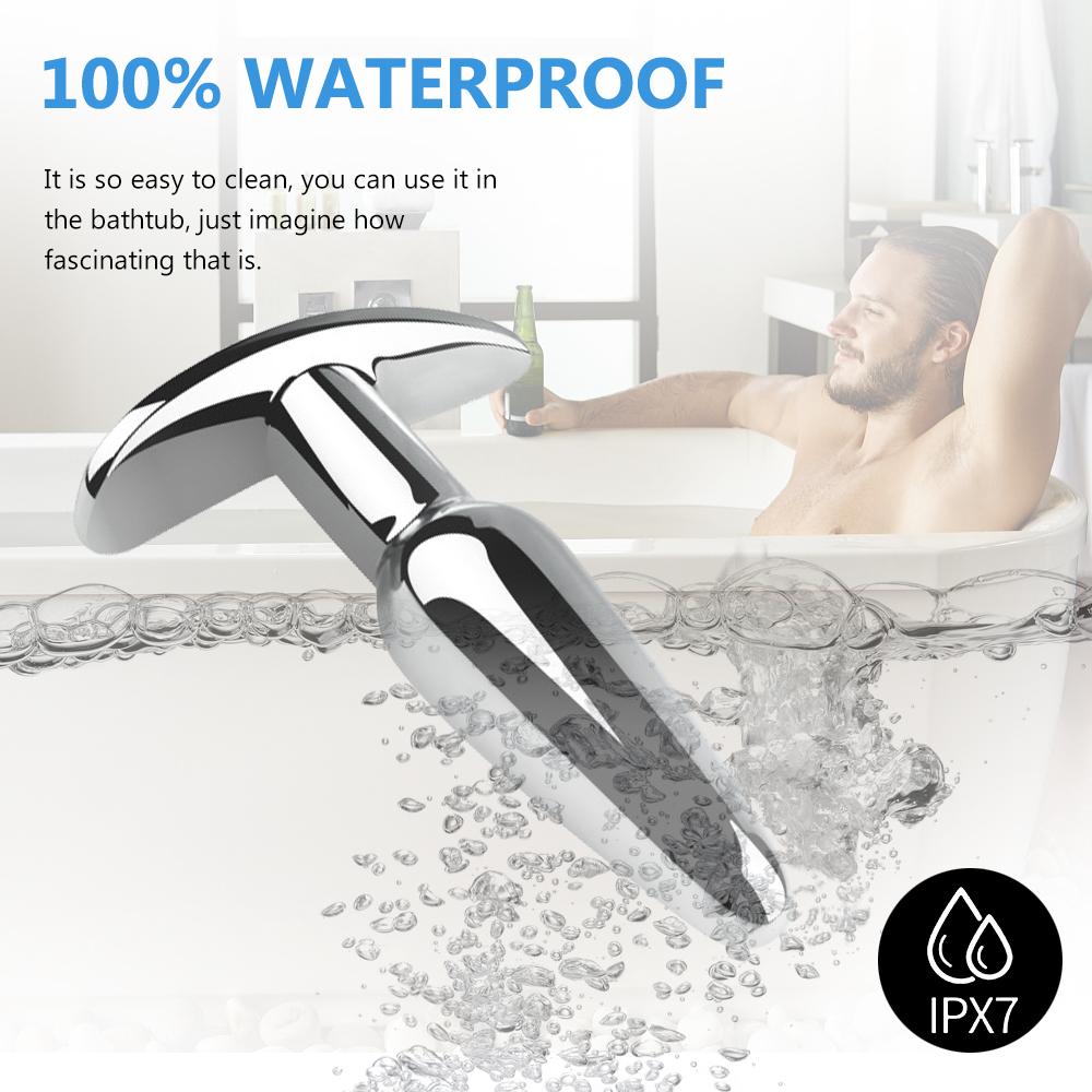 Анальная пробка с нажатием 10 режимов вибрации, анальная игрушка для мужчин, массажер простаты, секс-игрушки с дистанционным управлением, вибратор, анальные игрушки для 18 лет