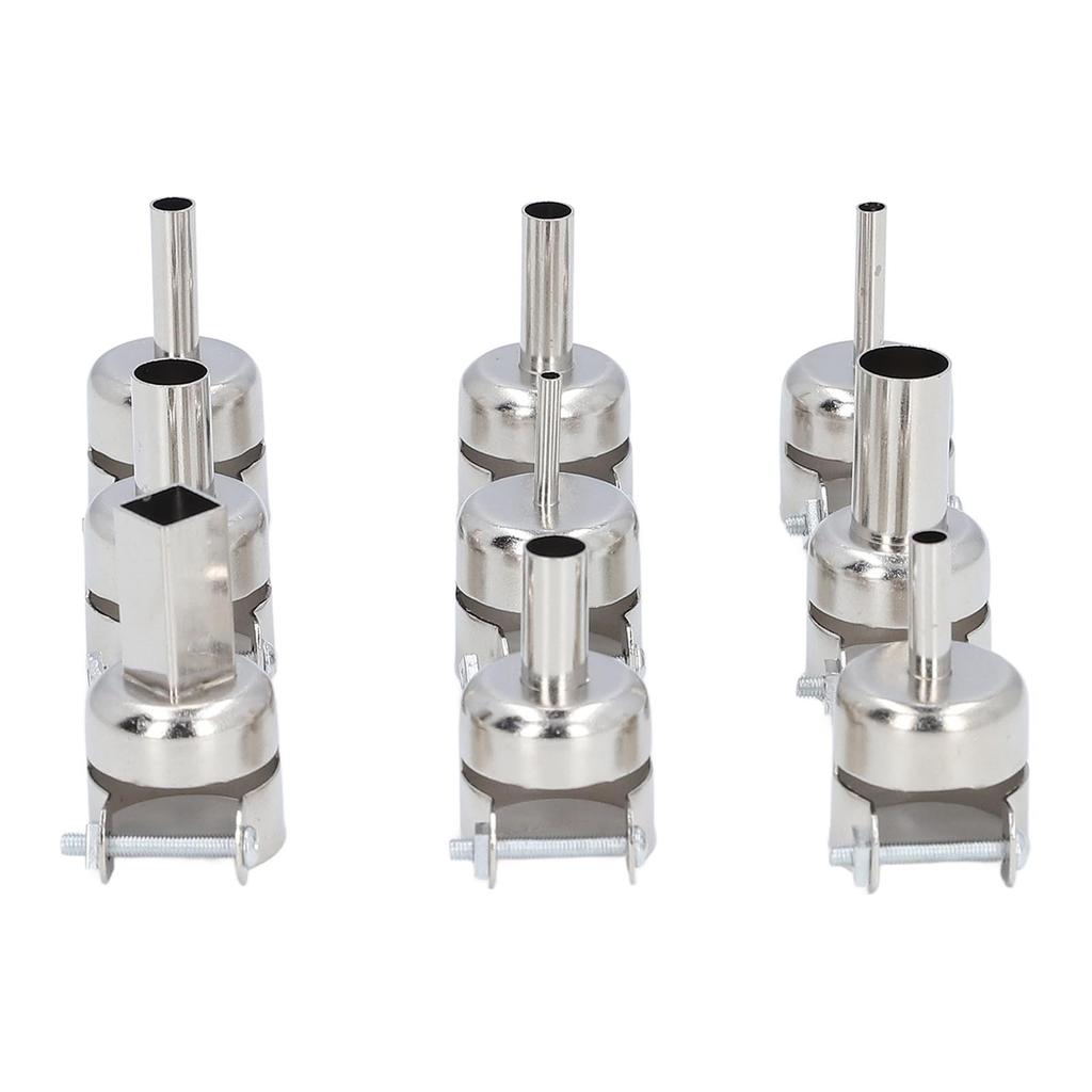 Комплект из 9 насадок для термофена 3‑12 мм из нержавеющей стали для горячей пайки термофена