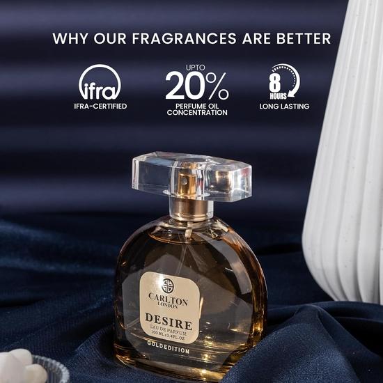 Carlton London Women Limited Edition Desire Eau De Parfum Liquid - 100 мл | Цитрусовые и цветочные | Премиальный стойкий роскошный аромат | Подходит для кожи