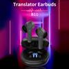 Мгновенный перевод на 144 языка, умный голосовой переводчик, поддержка онлайн, офлайн, беспроводные BT-наушники для перевода, водонепроницаемость IPX6
