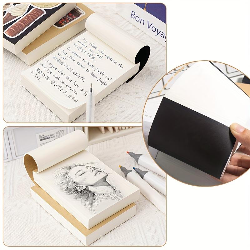 A6 Blank Draft Notebook, 250 Sheets, Easy To Peel Pages, Sketchbook for Painting and Writing