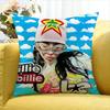 Singer B-Billie E-Eilish Various Sizes Square Pillow Case For Car Home Bedchamber Decor
