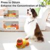 Interactive Dog Treat Dispenser Duck Shape Puzzle Toy for Dogs and Cats Feeding Game