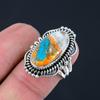 Spiny Oyster Turquoise Gemstone Handmade Solid 925 Sterling Silver Ring Gift For Her Jewelry