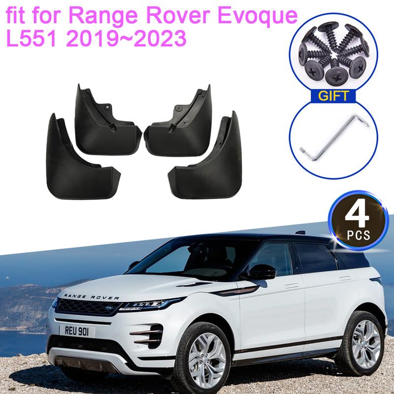 4 шт. Для Range Rover Evoque L551 Брызговики Задние Колеса Защитные Щитки Крыла Аксессуары для Стайлинга Автомобиля