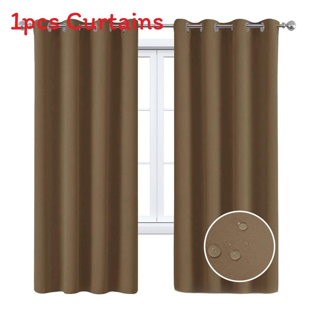 Insulated Blackout Curtains Curtain Bedroom Living Room Solid Color Curtain
