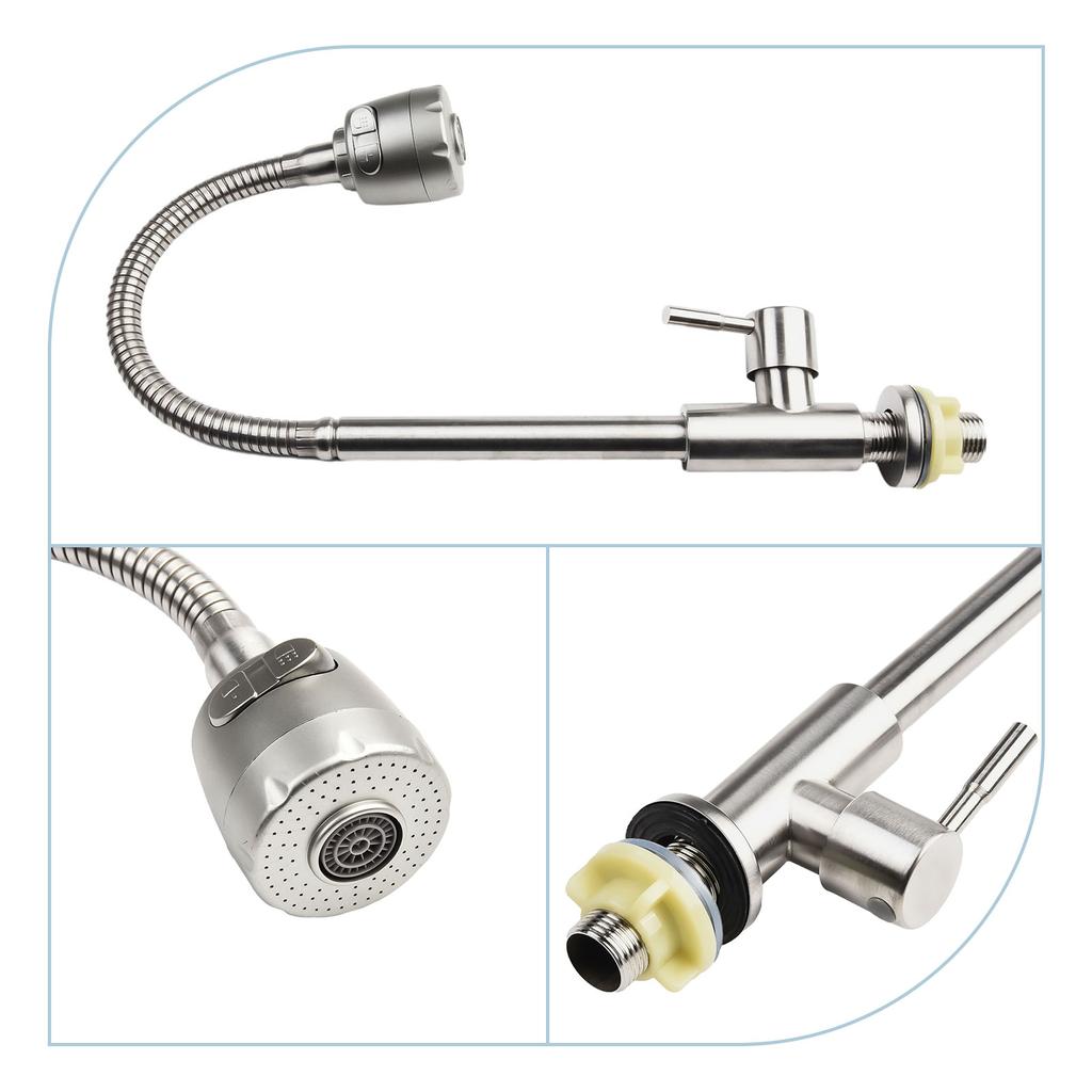 Нержавеющая сталь кухонный кран с поворотным изливом на 360° очиститель воды однорычажный кран с отверстием для холодной воды посудомоечная машина кран для раковины