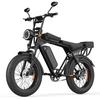 Vélo Électrique Fat Bike AAIRSK X5 20'' – Batterie Amovible 48V 15Ah, Noir