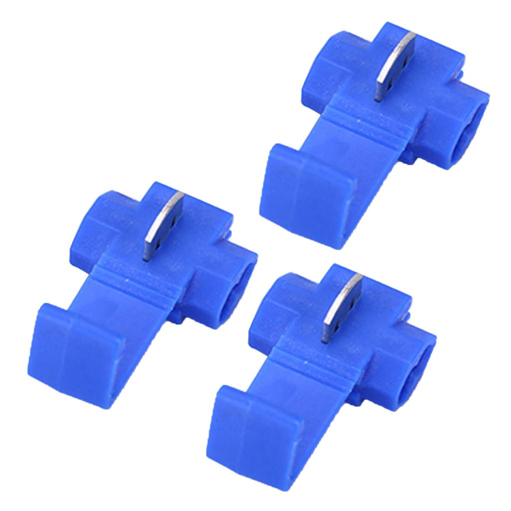 100 шт. Беспаечные быстросъемные защелкивающиеся соединители проводов Корпус из ПП Медный аксессуар для электропроводки