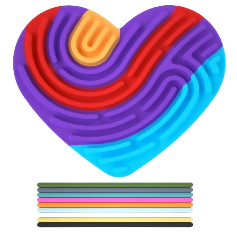 Calming Silicone Sensory Board Relax Decompression Toys Gift Calm Down Toy  Kids